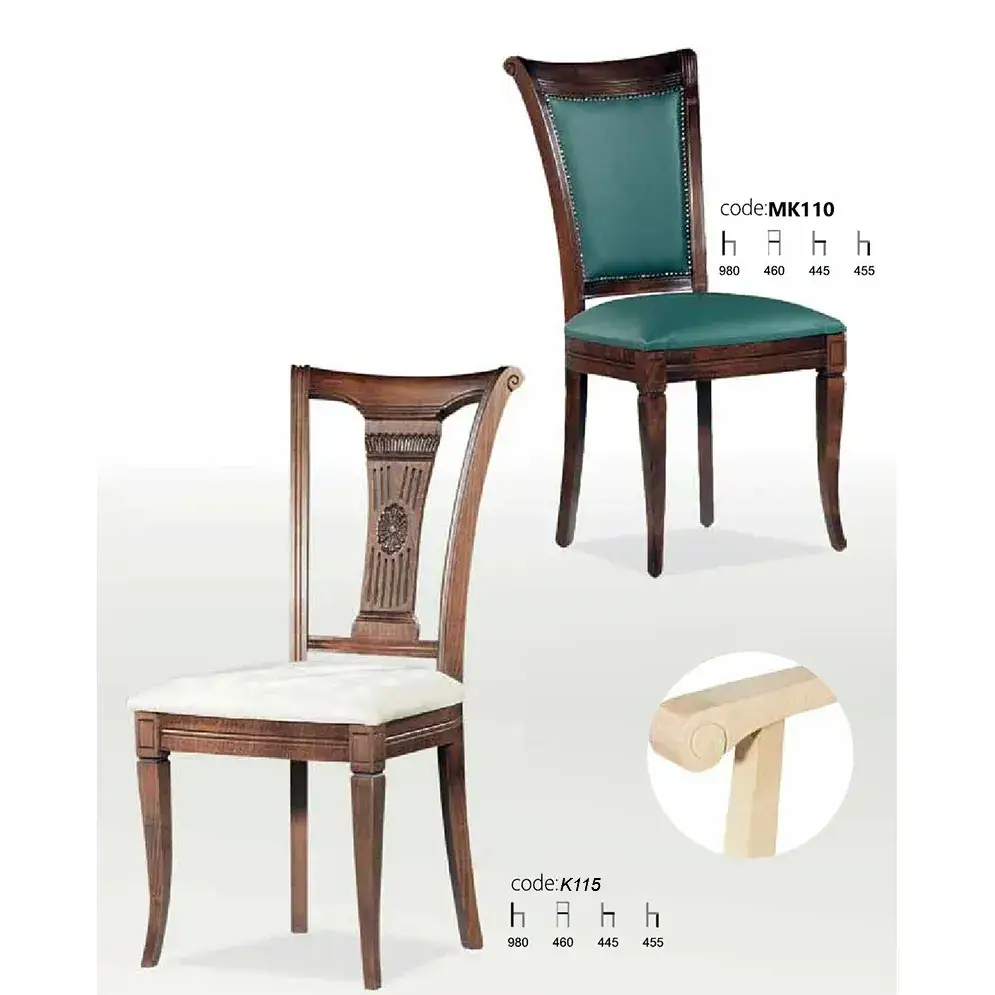 Καρέκλες τραπεζάριας Κ110-Κ115